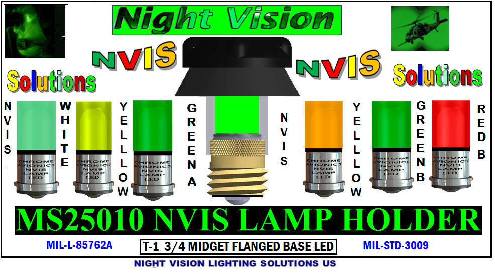 Ms25010 Spring 20. MS25010 LED NVIS #327-328 5V 28V FLANGE BASE LAMP HOLDER – Night ...